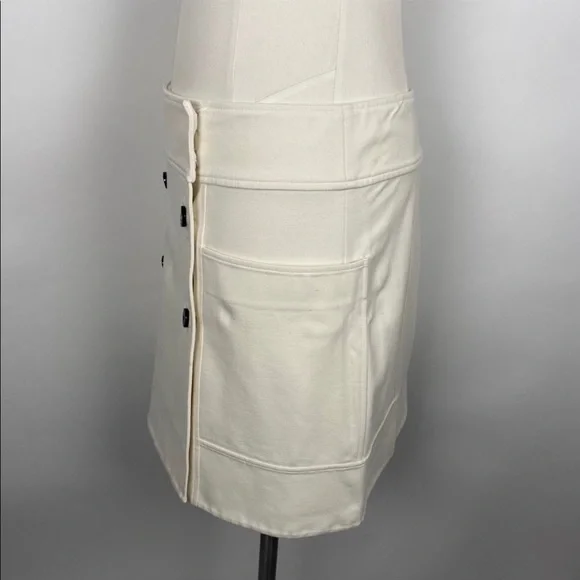 Diane von Furstenberg  ecru wrap skirt - Picture 5 of 11